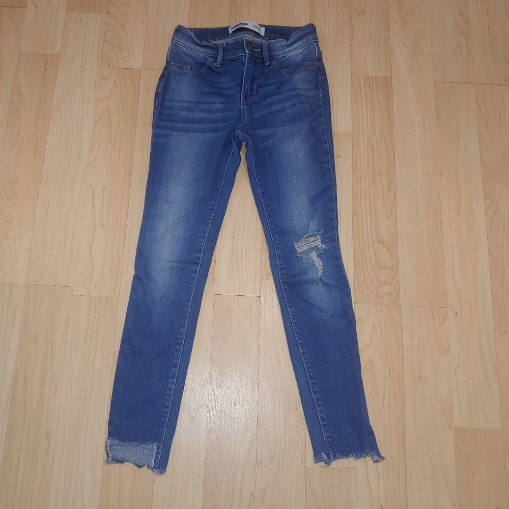 Girls old navy size 10 distressed ballerina jeggin